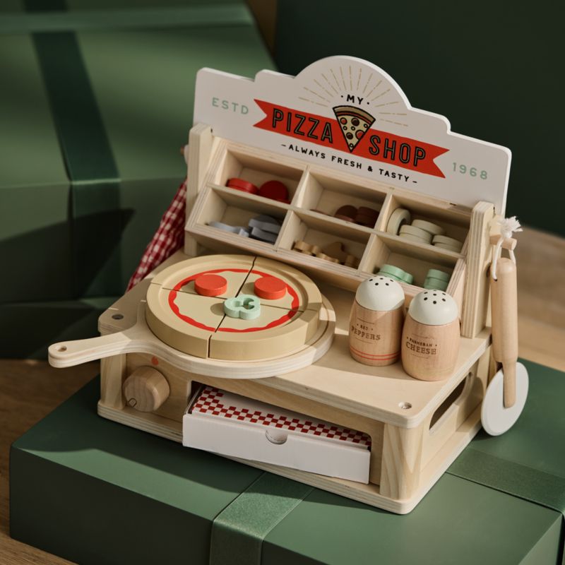 Wonder & Wise by Asweets Wooden Toddler Pizza Oven Toy - image 4 of 10