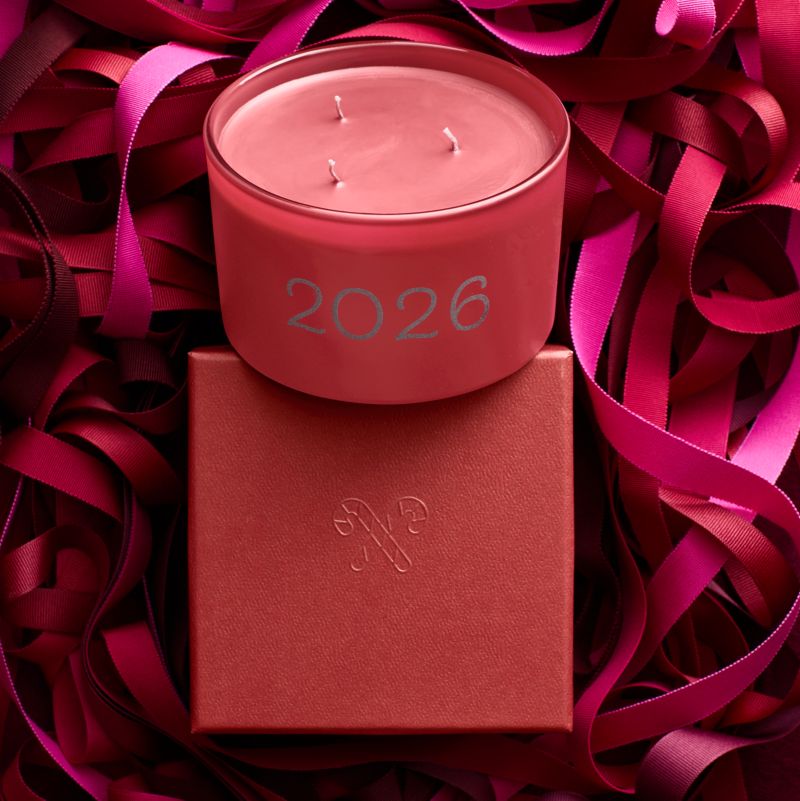 Monochrome No. 18 Peppermint 3-Wick Scented Candle - Mint Leaf, Red Pear and Vanilla - image 2 of 7