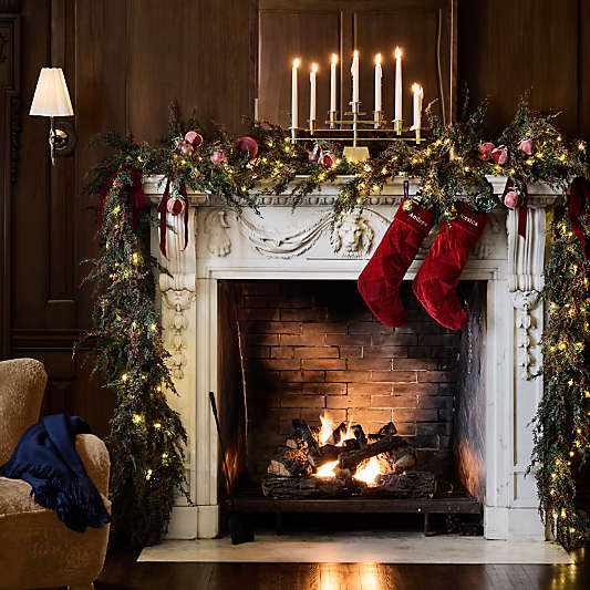 Velvet Quilted Heritage Christmas Stockings