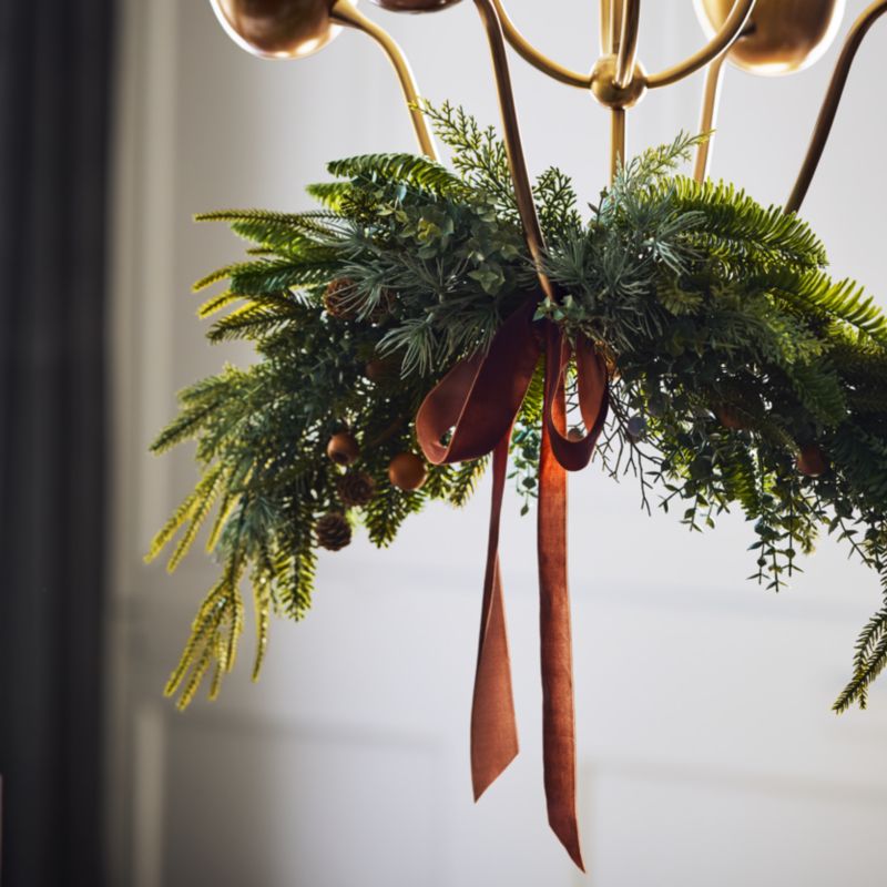 Faux Juniper, Pinecone and Acorn Holiday Swag 42' - image 2 of 7