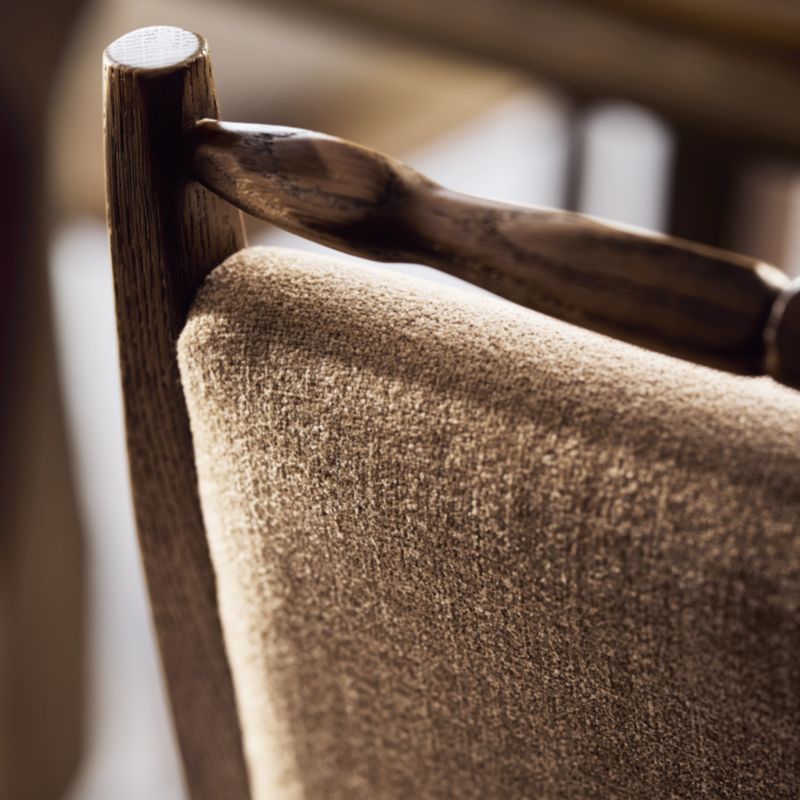 Acland Warm Brown Oak Wood Dining Chair - image 4 of 9
