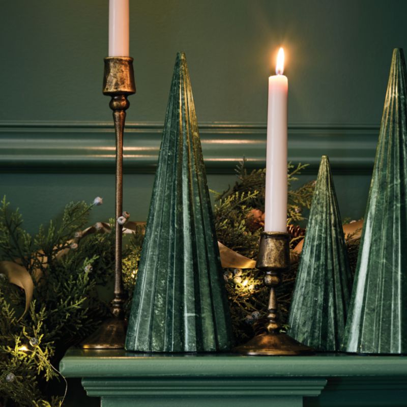 Fern Green Fluted Marble Holiday Tree, Large 12" - image 2 of 7