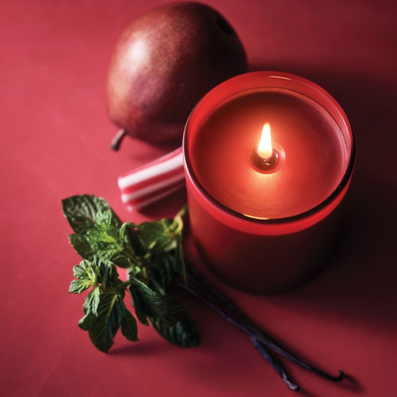 Monochrome No. 18 Peppermint 1-Wick Scented Candle - Mint Leaf, Red Pear and Vanilla - image 2 of 6