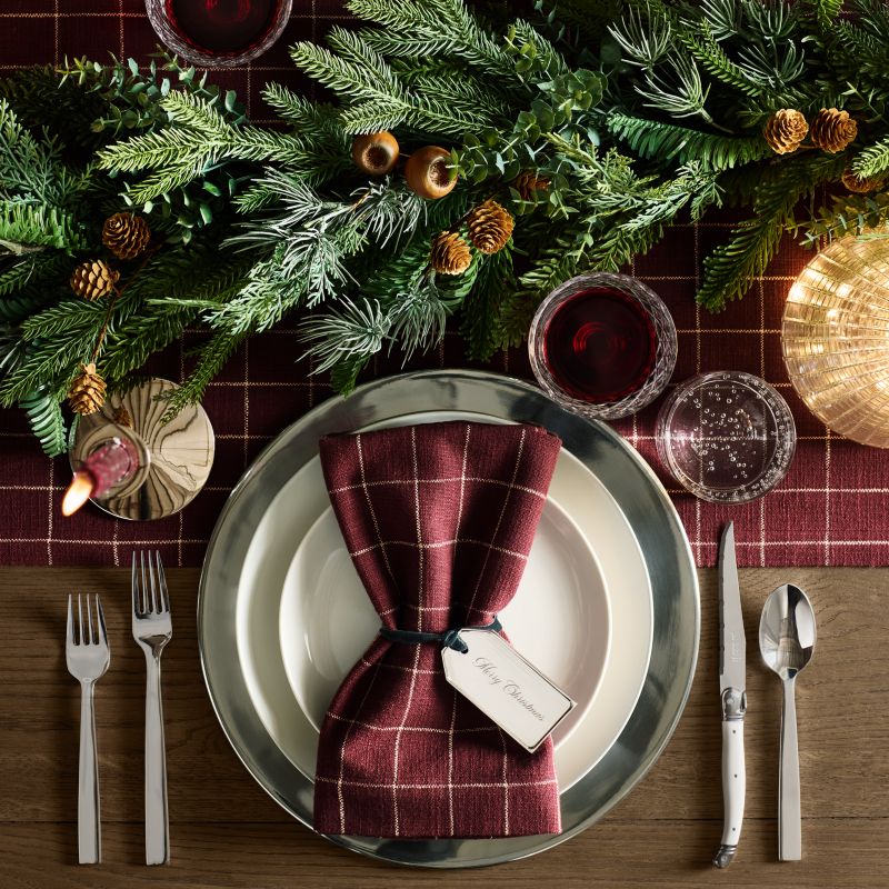 Merry Christmas Chrome Gift Tag Napkin Ring - image 2 of 5