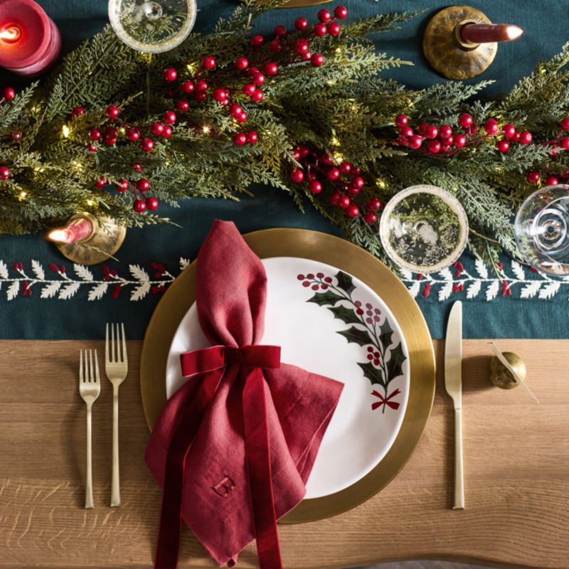 Marin Holly Berry Dinner Plate - image 2 of 5