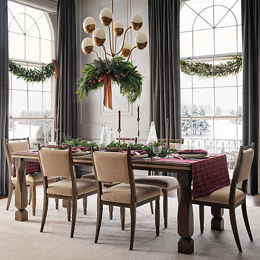Faux Juniper, Pinecone and Acorn Holiday Swag 42'