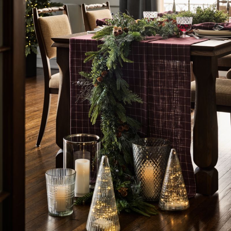 Elegant Cut Glass Medium Hurricane 7.5" - image 2 of 5