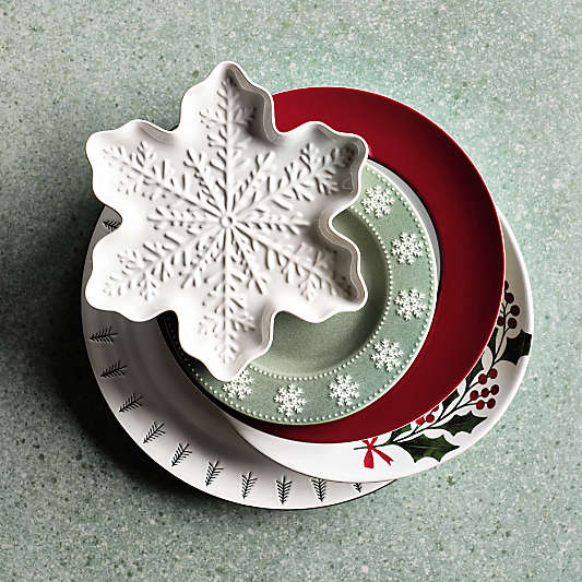 Nordic Trees Stoneware Dinner Plate