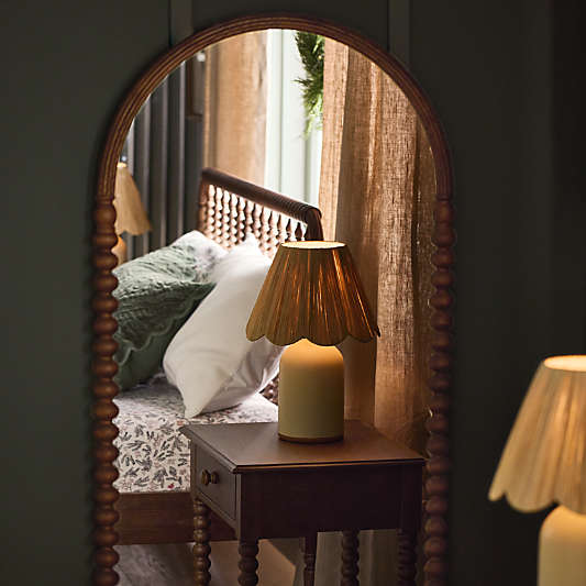 Jenny Lind Deep Brown Arch Full Kids Wall Mirror