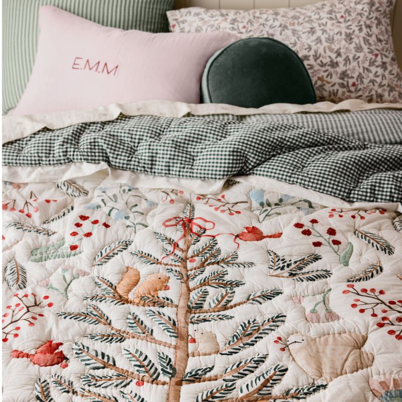 Enchanted Winter Wonderland Kids Twin Quilt - image 2 of 8