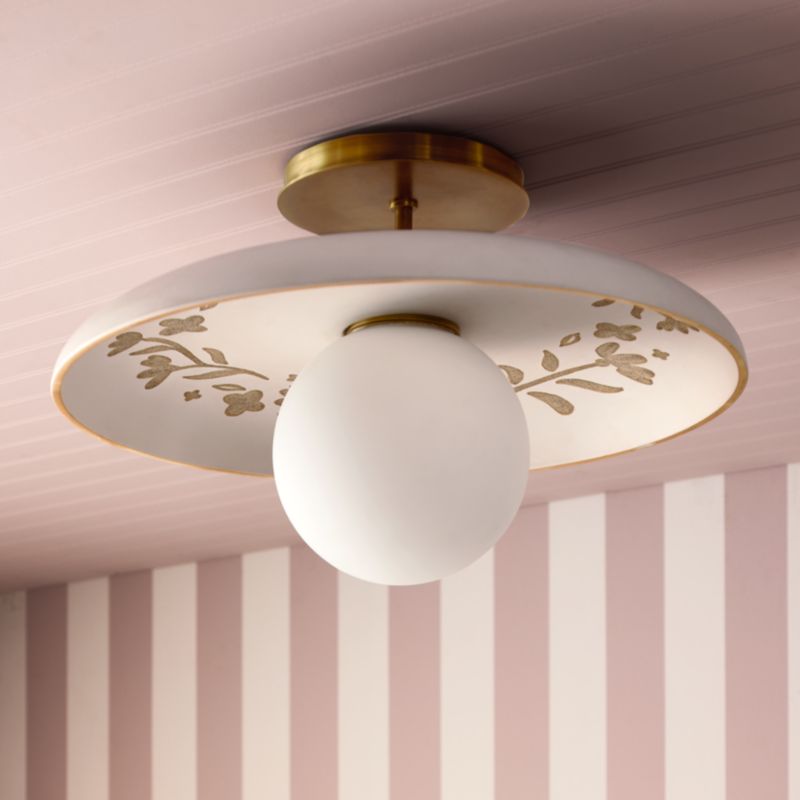 Wonderland Semi-Flush Mount 19" Kids Ceiling Light - image 2 of 6