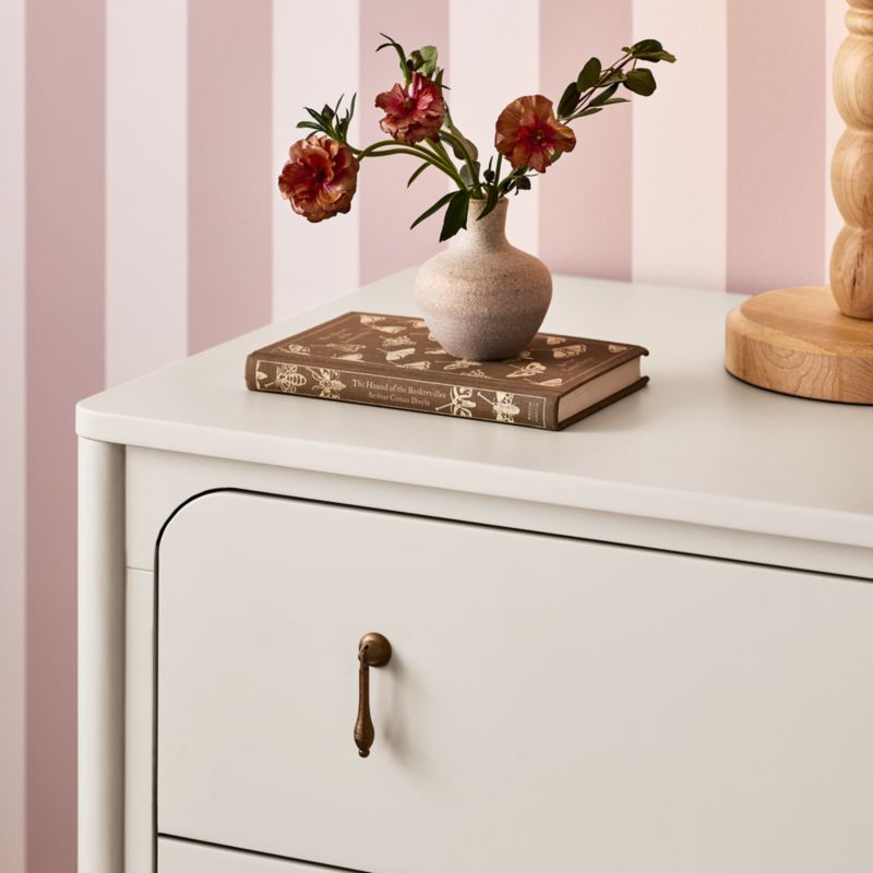 Beatrix 36" Linen Wood Tall 4-Drawer Kids Dresser - image 2 of 7