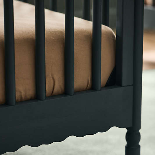 Beatrix Dyed Balsam Green Wood Convertible Crib