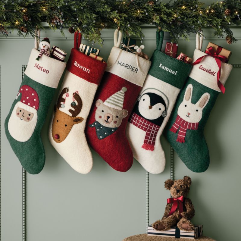 Festive Friends Penguin Kids Christmas Stocking - image 2 of 10
