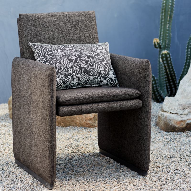 Zuma Upholstered Outdoor Dining Chair - image 2 of 12