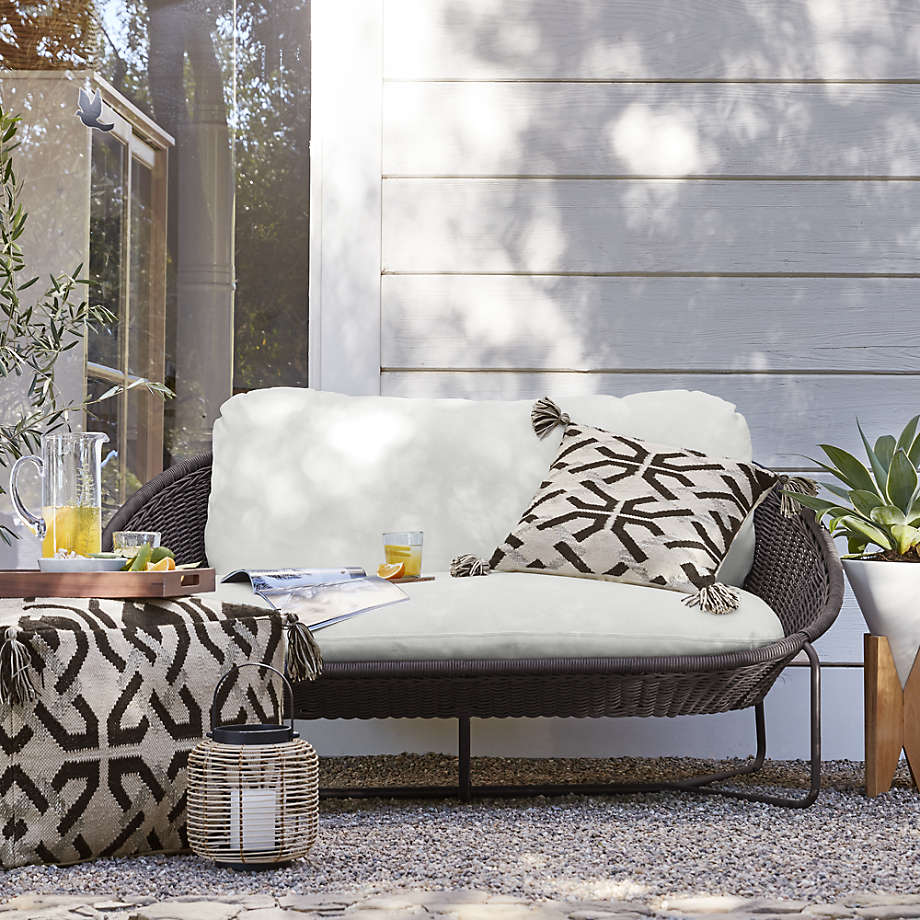 Crate and sales barrel outdoor pouf