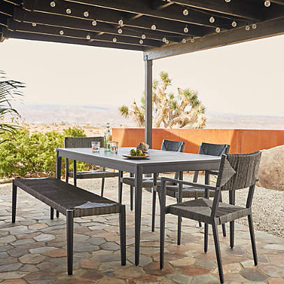 Railay Outdoor Patio Dining Table Arm, Crate And Barrel Outdoor Furniture Canada