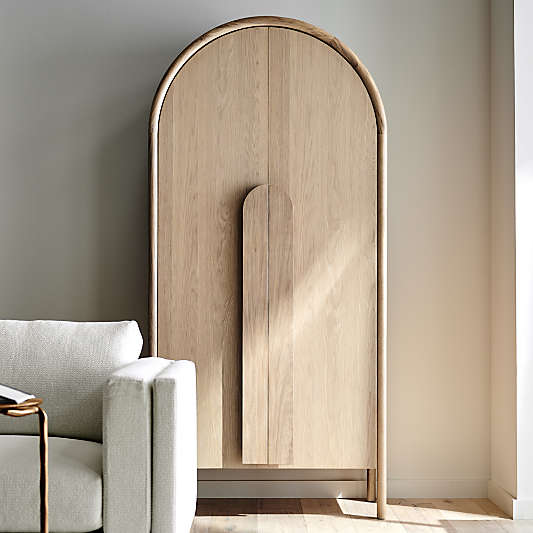 Annie 38" Natural Storage Cabinet by Leanne Ford