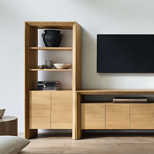 Baja Natural Storage Bookcase