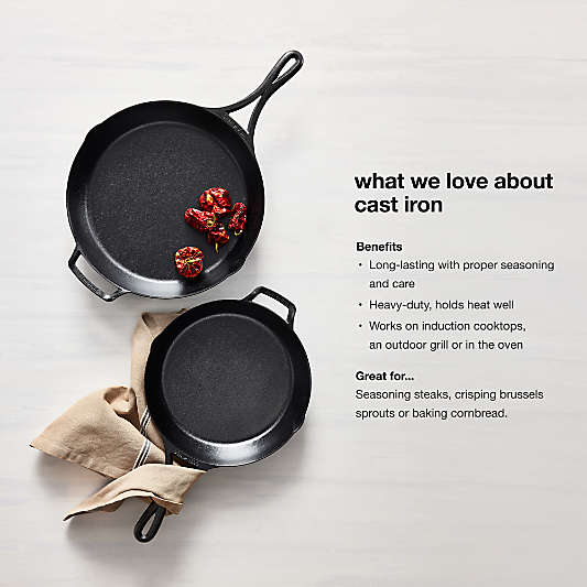 Lodge ® Chef Collection 10" and 12" Skillets Set
