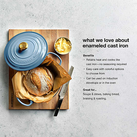 Le Creuset ® Signature 26cm Oyster Enameled Cast Iron Skillet