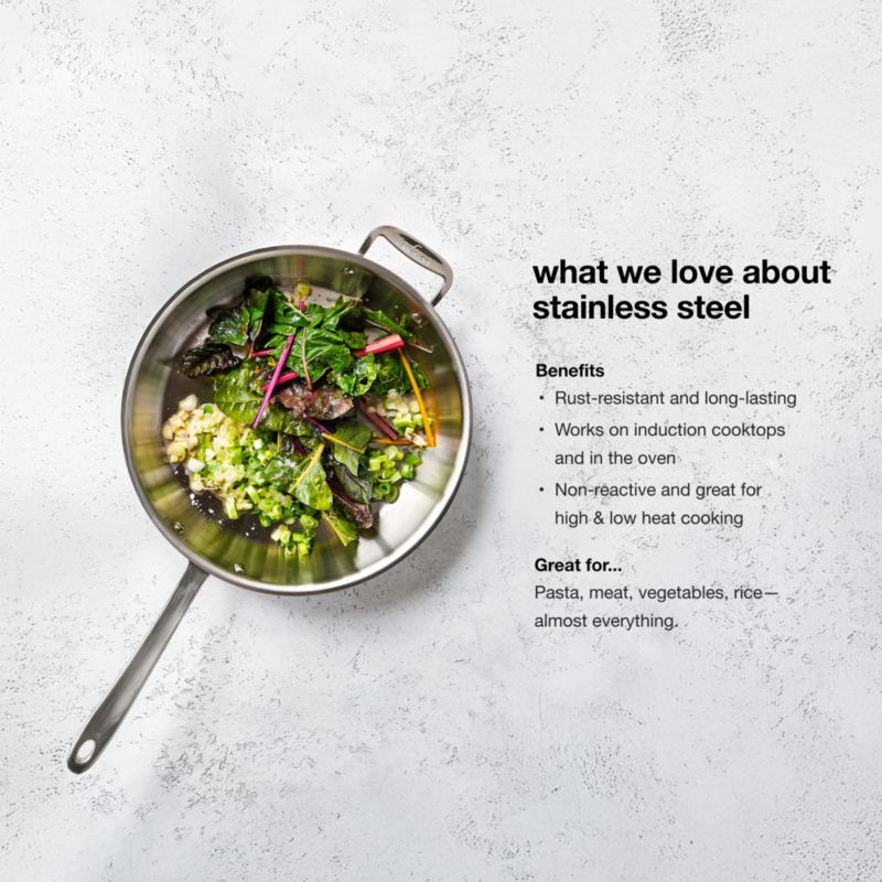 All-Clad ® D5 Brushed Stainless 8-Qt. Stockpot with Lid - image 2 of 4