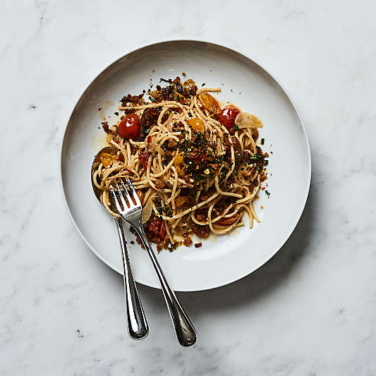 Caesna Air 20-Piece Silver Metallic Flatware Set