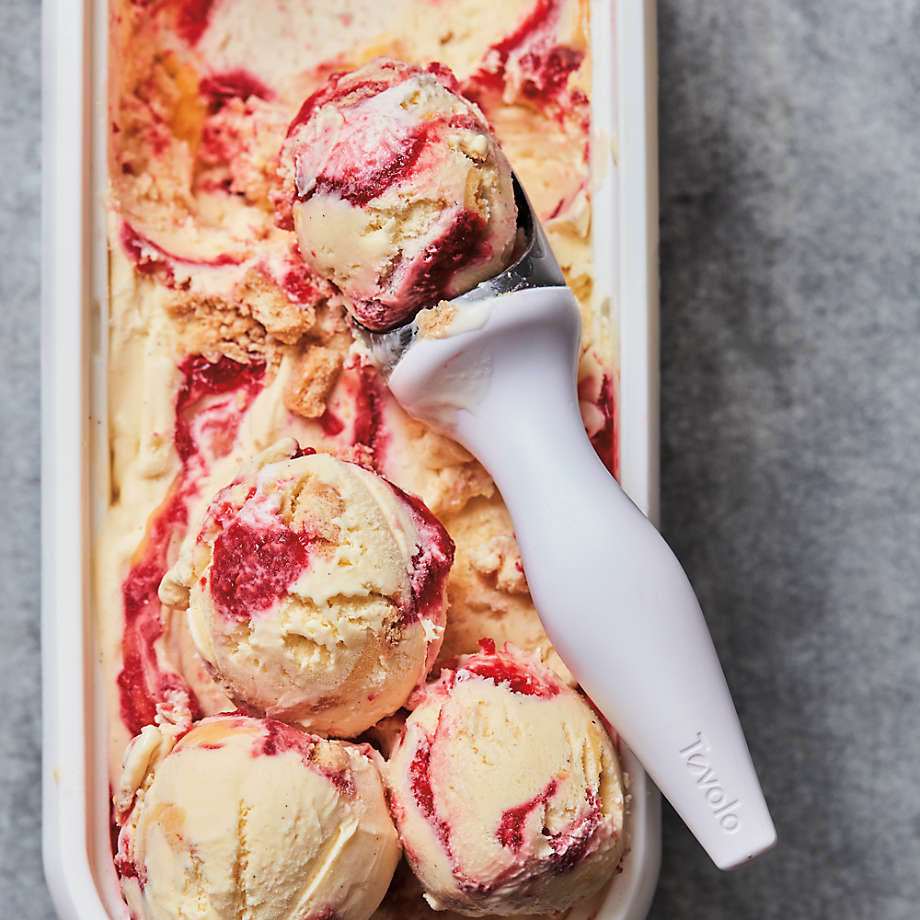 Tovolo Tilt Up White Ice Cream Scoop Reviews Crate Barrel