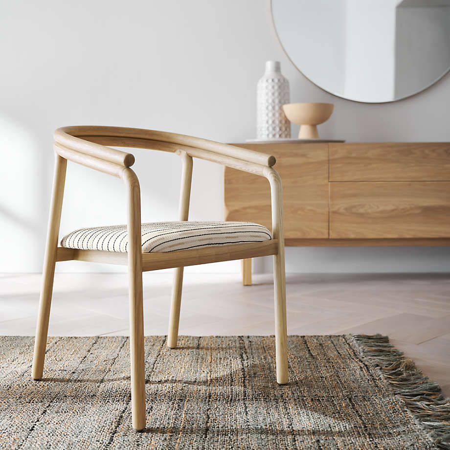 Crate and barrel upholstered dining chairs deals