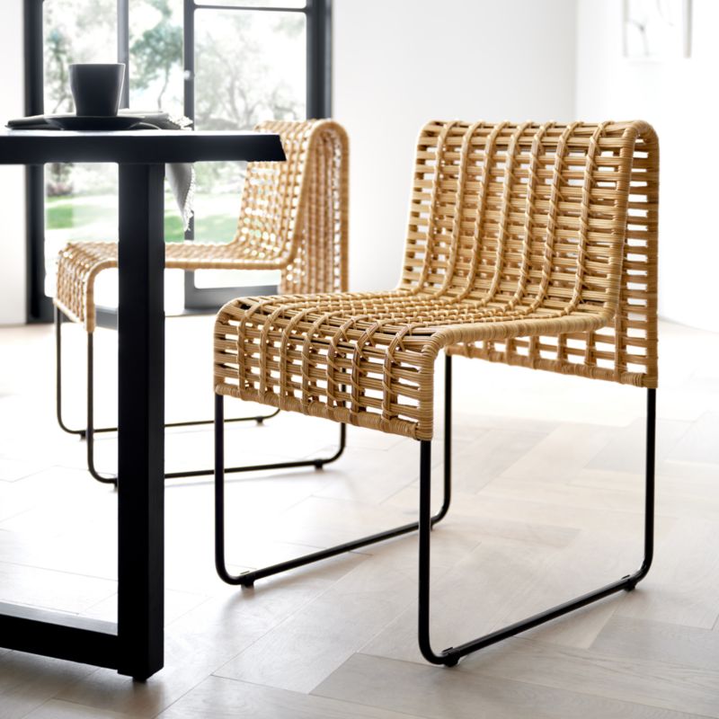 Chaparral Natural Rattan Dining Chair - image 3 of 9