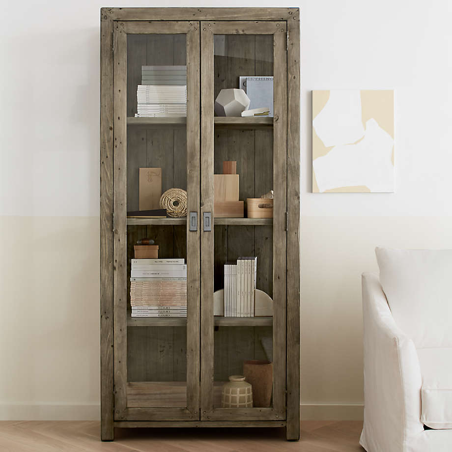 Elephant bookcase crate and barrel discount