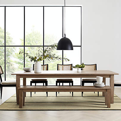 Libby Ebony Nettlewood and Natural Cane Dining Chair with Linen Cushion