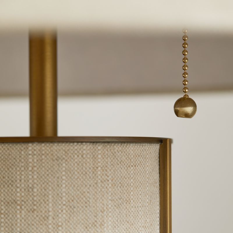 Remi Natural Linen Table Lamp 31.75" - image 3 of 15