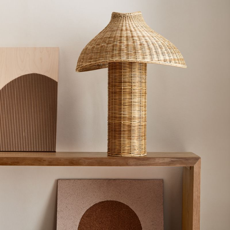 Seta Wicker Table Lamp - image 1 of 12