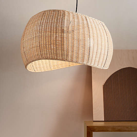 Althea Wicker Pendant Light 26"
