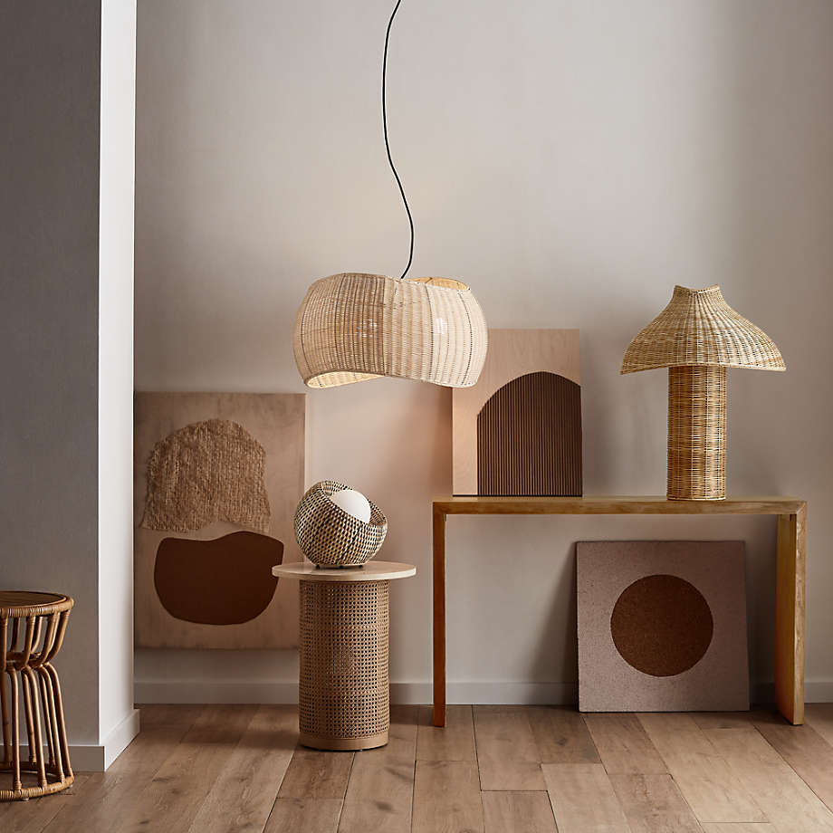 Althea wicker pendant 2025 light