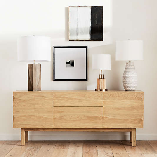 Apex 71" White Oak Credenza