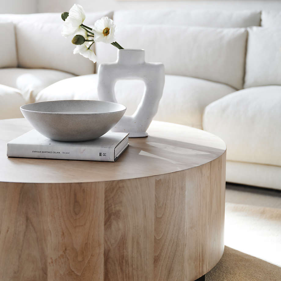 40 round wood coffee table cheap