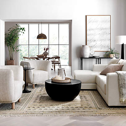 Peyton 3 Seat Reversible Sectional Crate Barrel