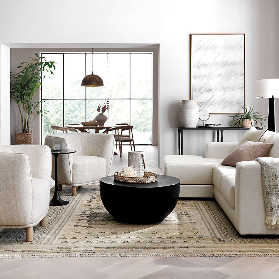Crate and barrel 2025 dillon coffee table