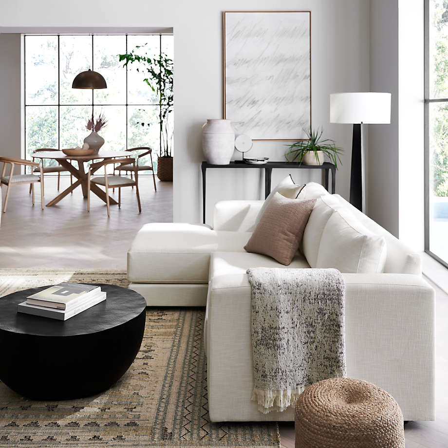 Crate and barrel 2025 sectional couch