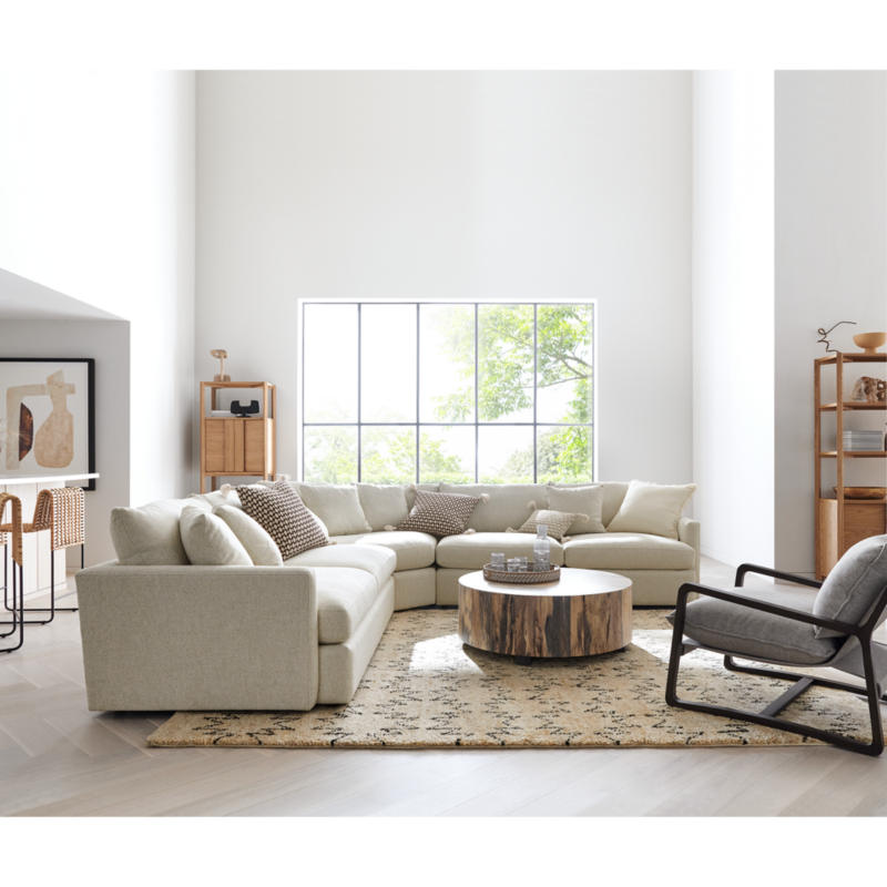 Lounge Deep 3-Piece L-Shaped Wedge Sectional Sofa - image 7 of 18