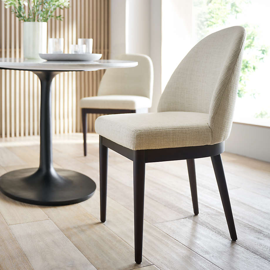 Crate and barrel top nero dining table
