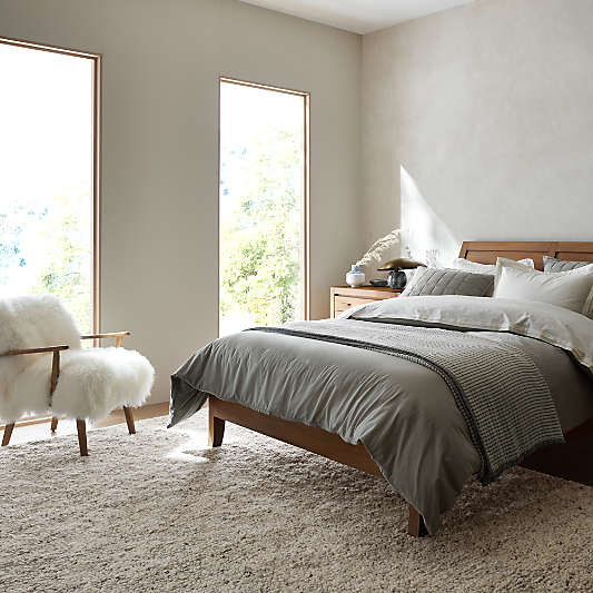 Dawson Grey Wash Sleigh Bed