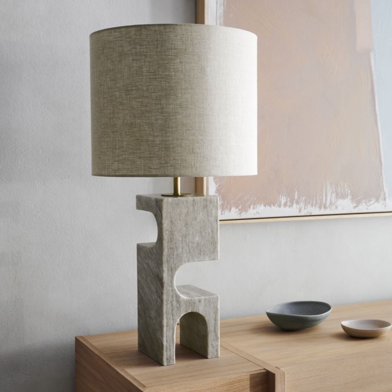 Boveda Stone Table Lamp 32" - image 4 of 16