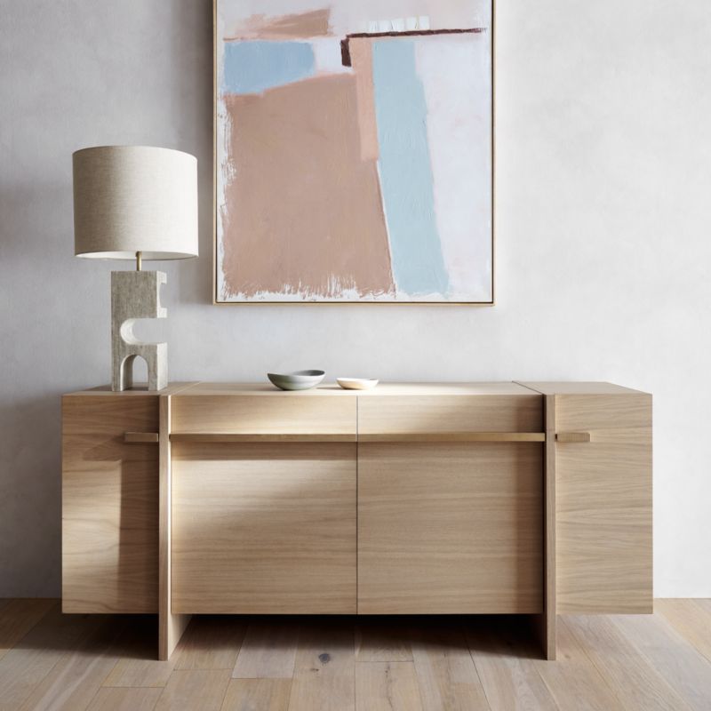 Paradox Natural Oak Sideboard - image 3 of 13