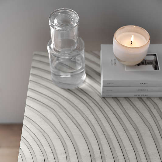 Circulus Dove White Wood Nightstand