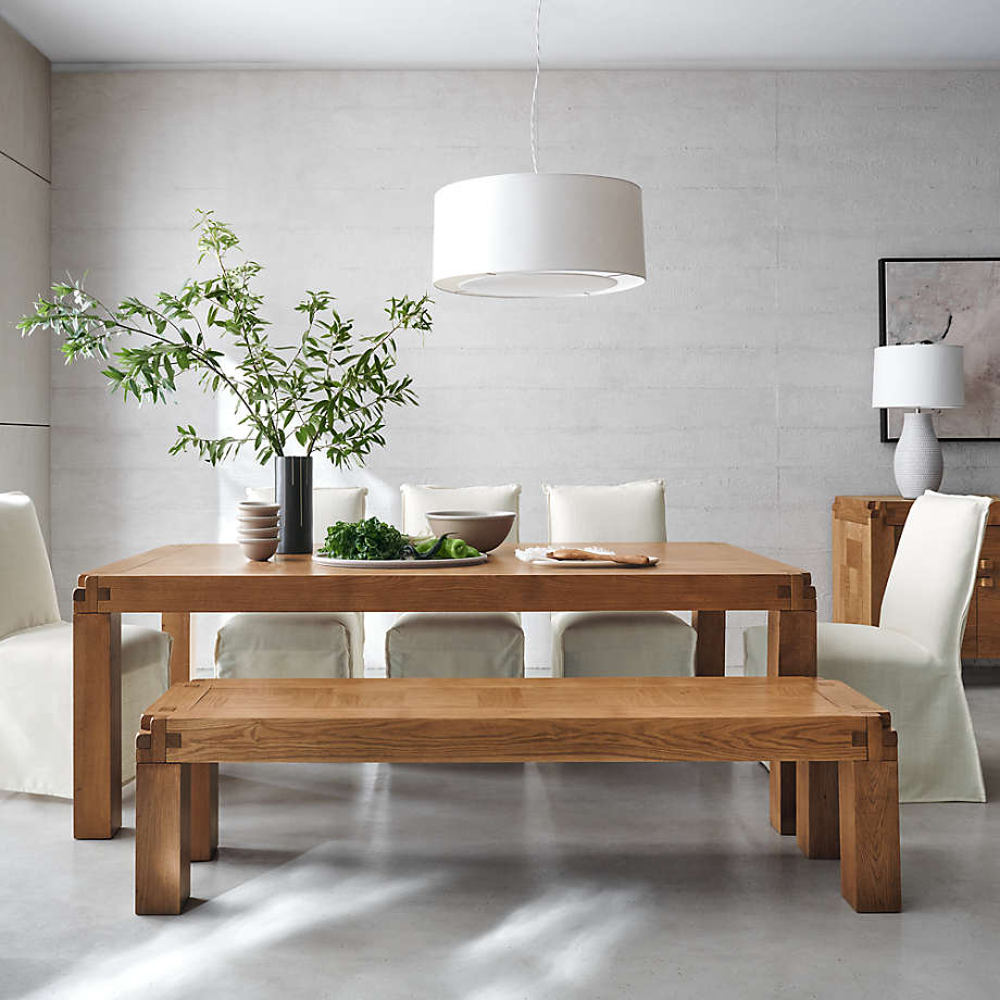 Crate and barrel reclaimed wood dining table sale