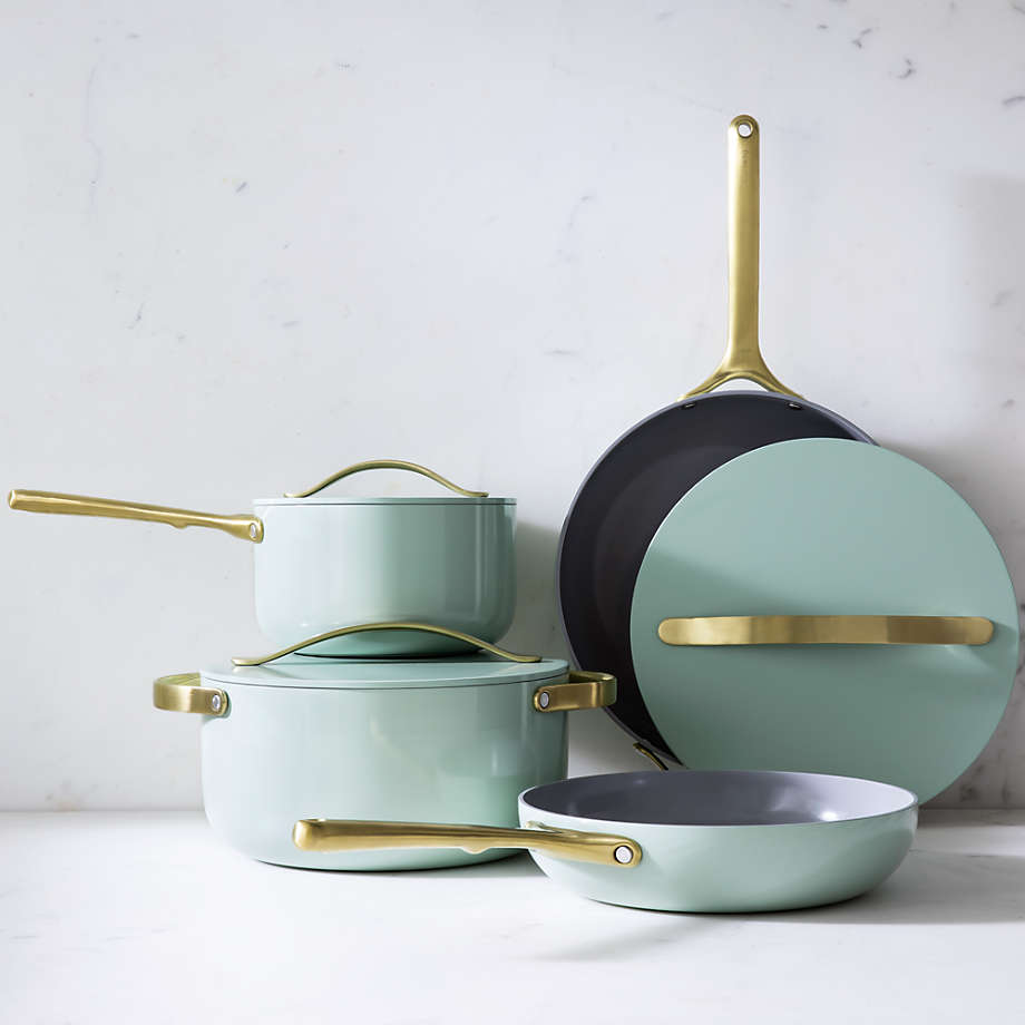 Caraway - #tbt to our Silt iconic Green Cookware Set with