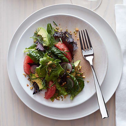 Wren Matte White Dinner Plate